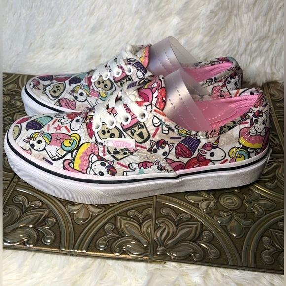 Vans Unicorn Print Kids Sneakers size 2 - Picture 5 of 16